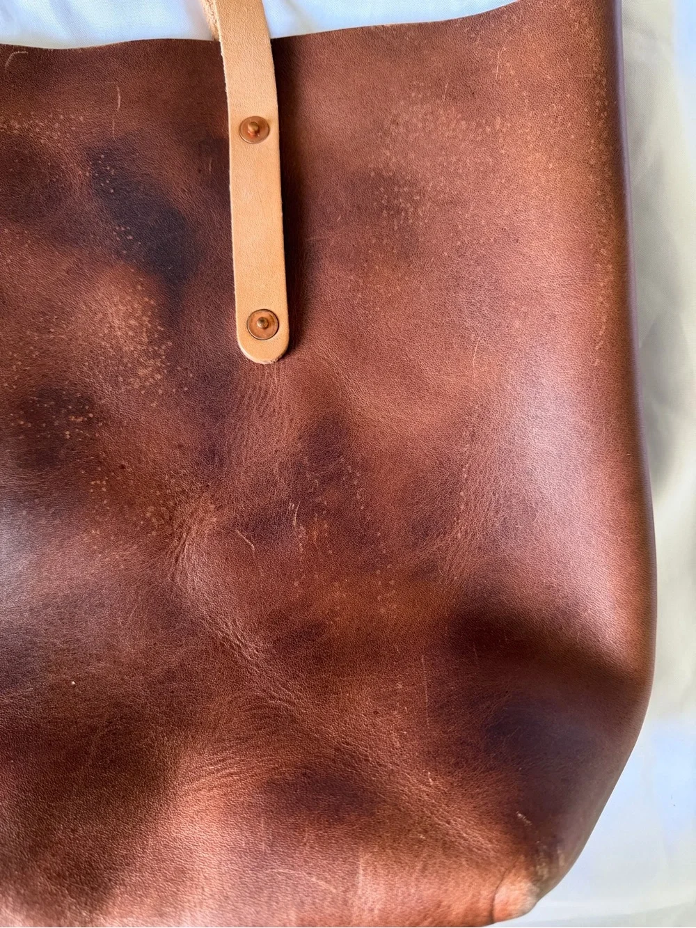 Go Forth Goods Large Avery tote in Rustic Pecan - Picture 8 of 14